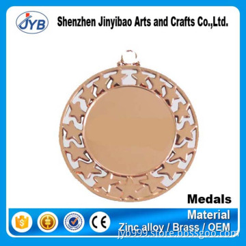 Metal stars round medal holder from china factory